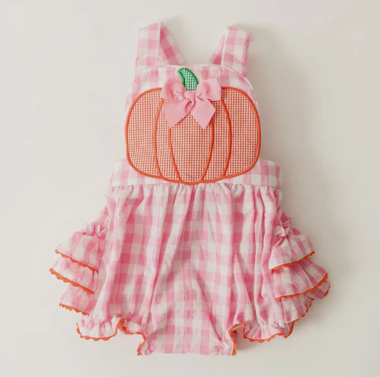 Pumpkin Ruffle Onesie