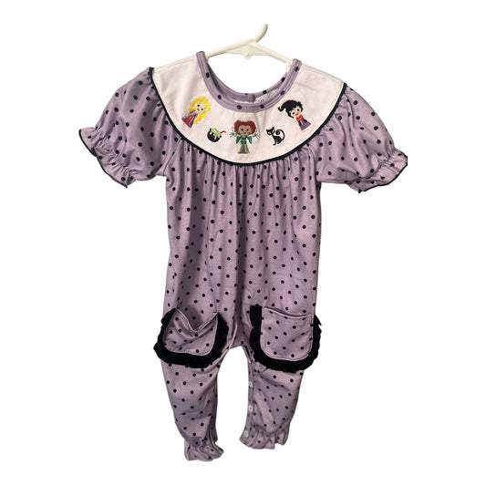 Hocus Pocus smocked Romper