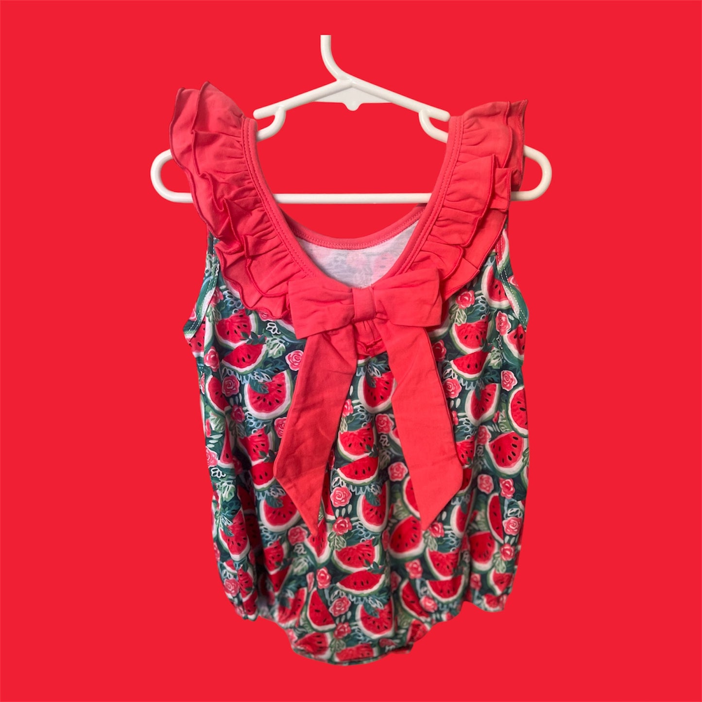 Watermelon Onesie with Bow
