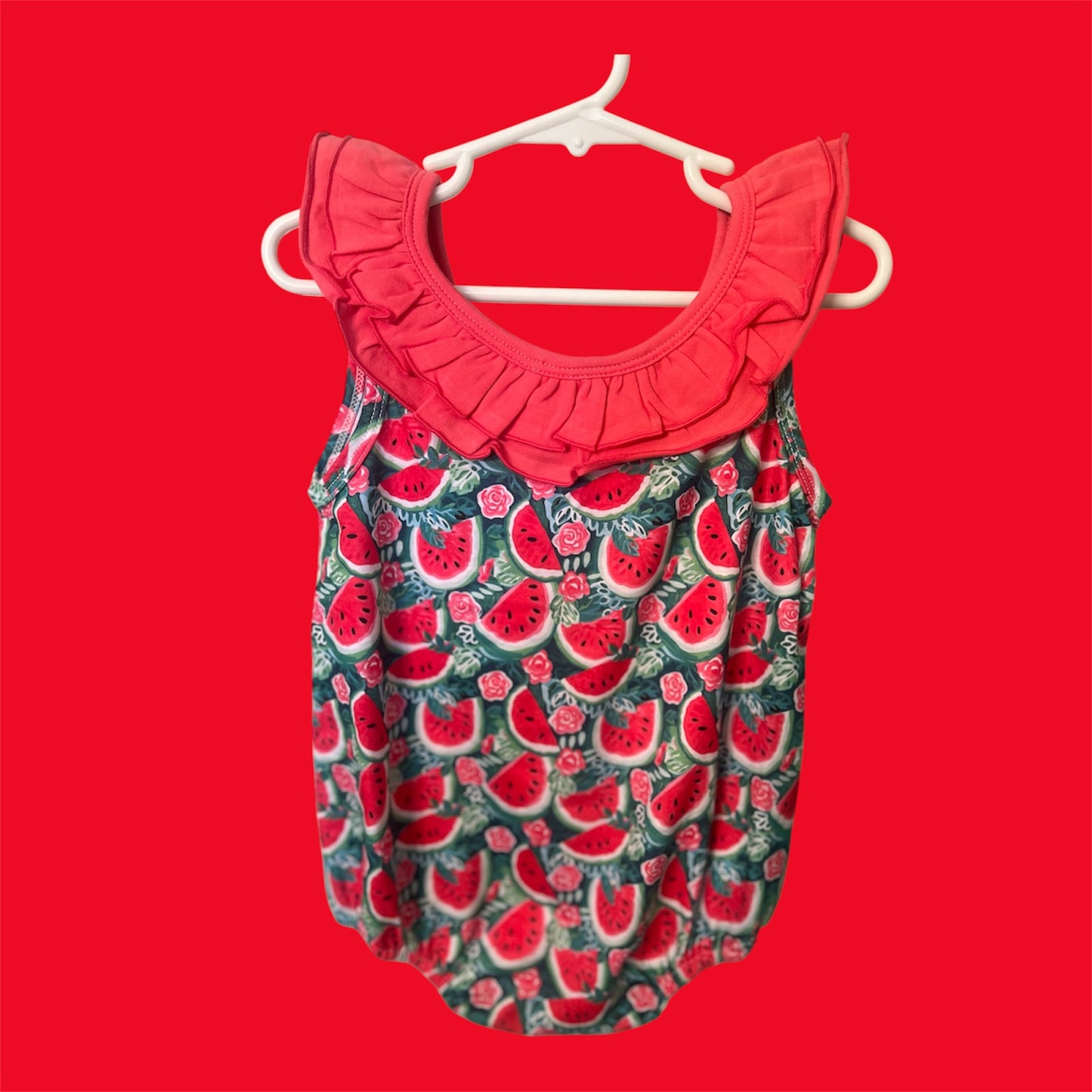 Watermelon Onesie with Bow