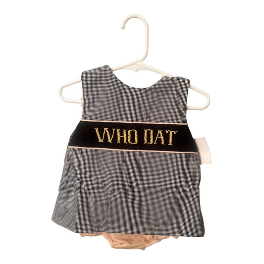 Saints Smocked Bubble NWT