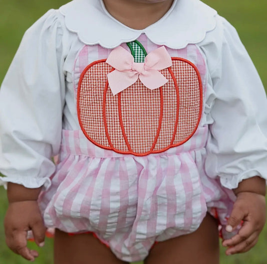 Pumpkin Ruffle Onesie