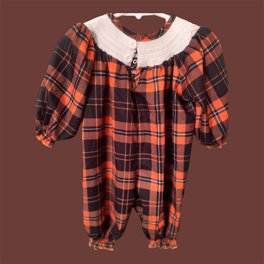 Spider smocked Onesie